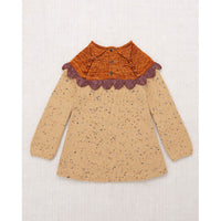 Misha and Puff Camel Confetti Scallop Yoke Tunic Dress