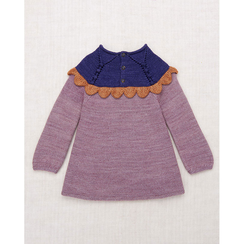 Misha and Puff Periwinkle Scallop Yoke Tunic Dress