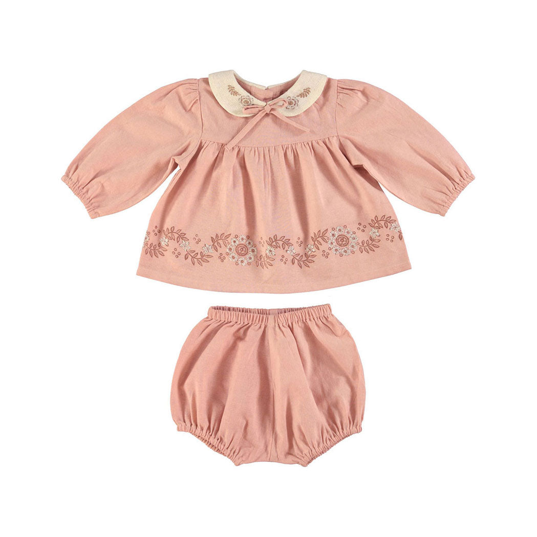 Bebe Organic Dusty Blooms Scarlet Baby Set