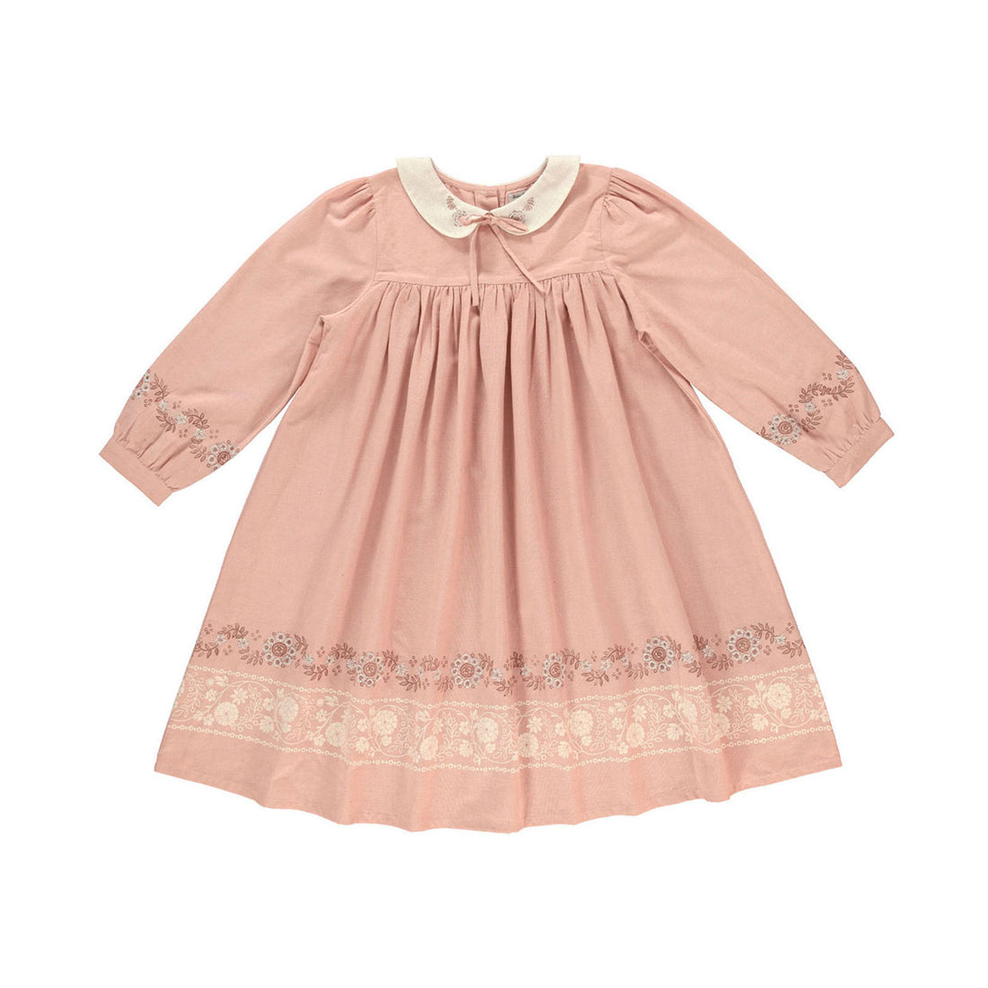 Bebe Organic Dusty Blooms Scarlet Dress