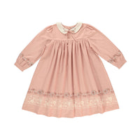 Bebe Organic Dusty Blooms Scarlet Dress