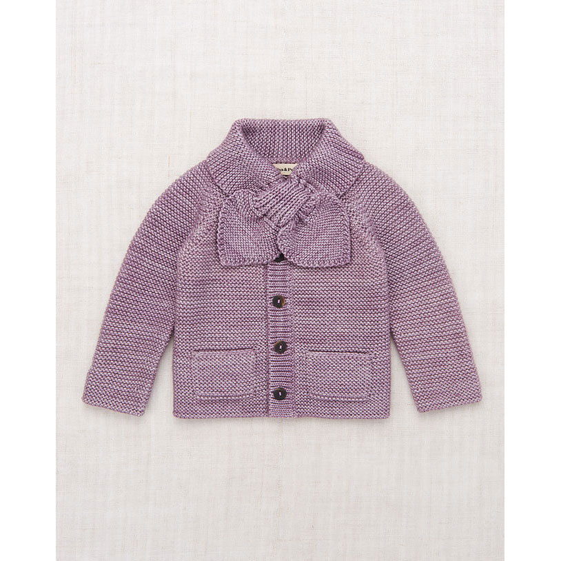 Misha and Puff Periwinkle Scout Baby Cardigan
