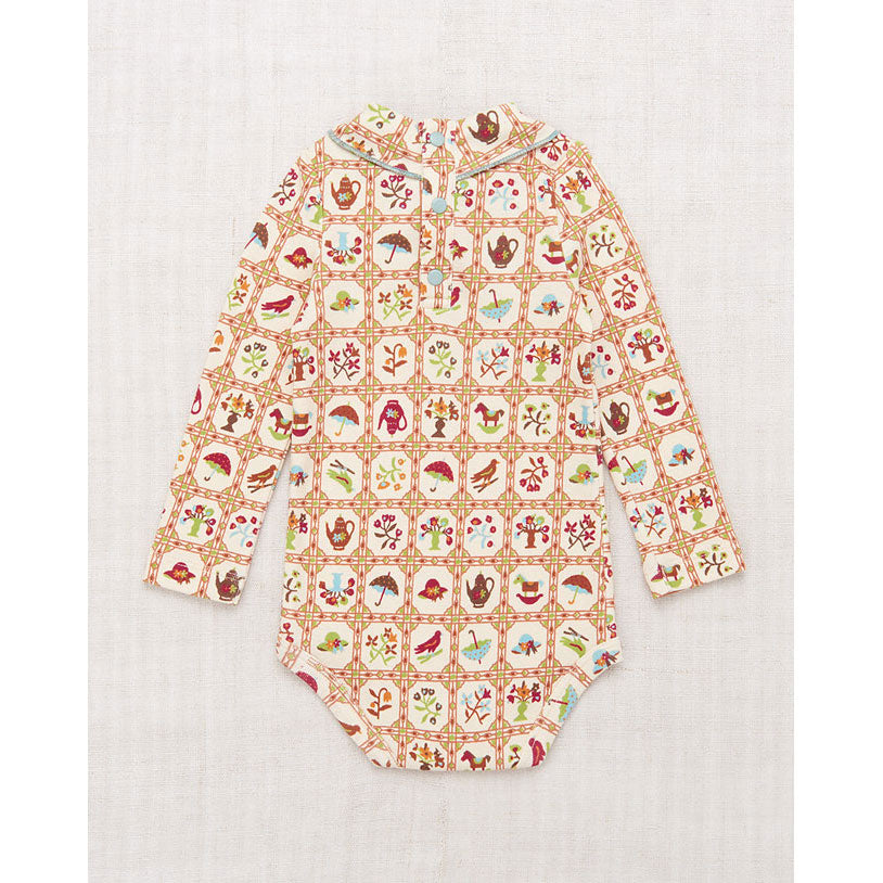 Misha and Puff  String Trellis Scout Onesie