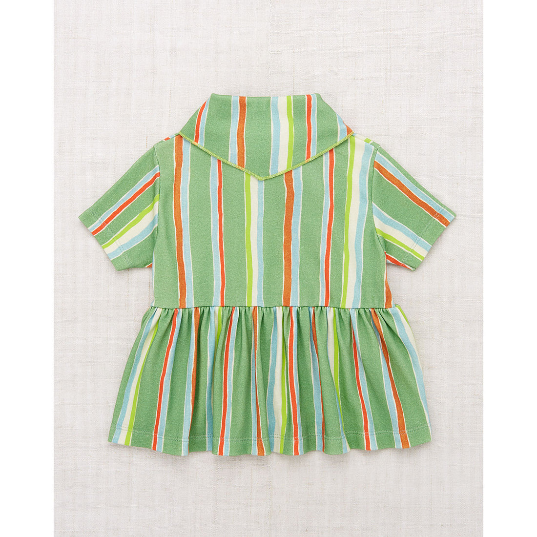 Misha and Puff Mojave Watercolor Stripe Scout Peplum Top