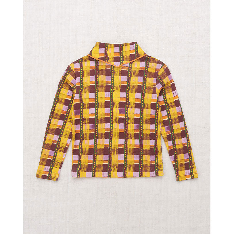 Misha and Puff Plum Watercolor Stripe Scout Top