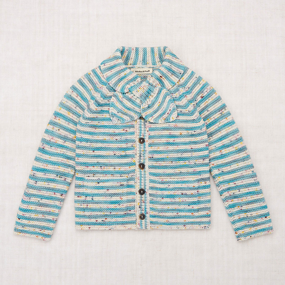 Misha and Puff Scout Stripe Cardigan - Confetti Cake