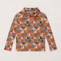 Misha and Puff Scout Top - Cinnamon Patchwork