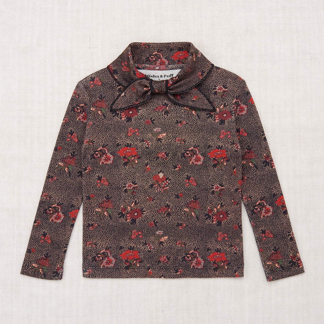 Misha and Puff Scout Top - Licorice Holyoke Floral