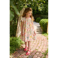 Pink Chicken Watercolor Bows Stevie Dress