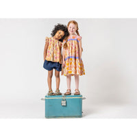 Pink Chicken Gilded Floral Mix Krista Dress