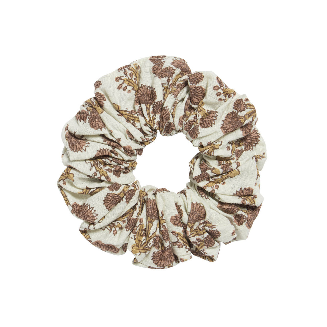 Little Cotton Clothes Tea Rose Jaipur Floral Scrunchie