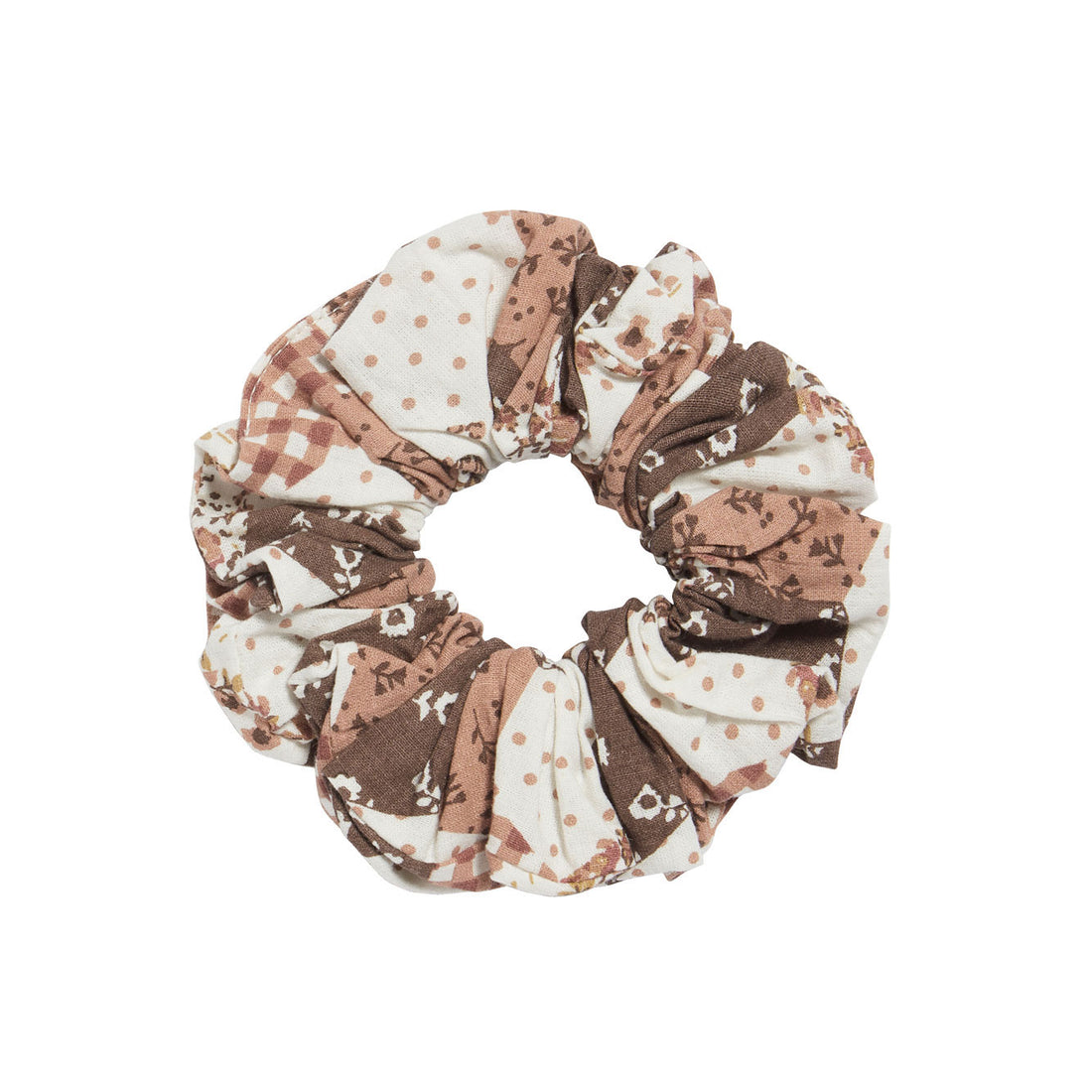 Little Cotton Clothes Patchwork Print Scrunchie