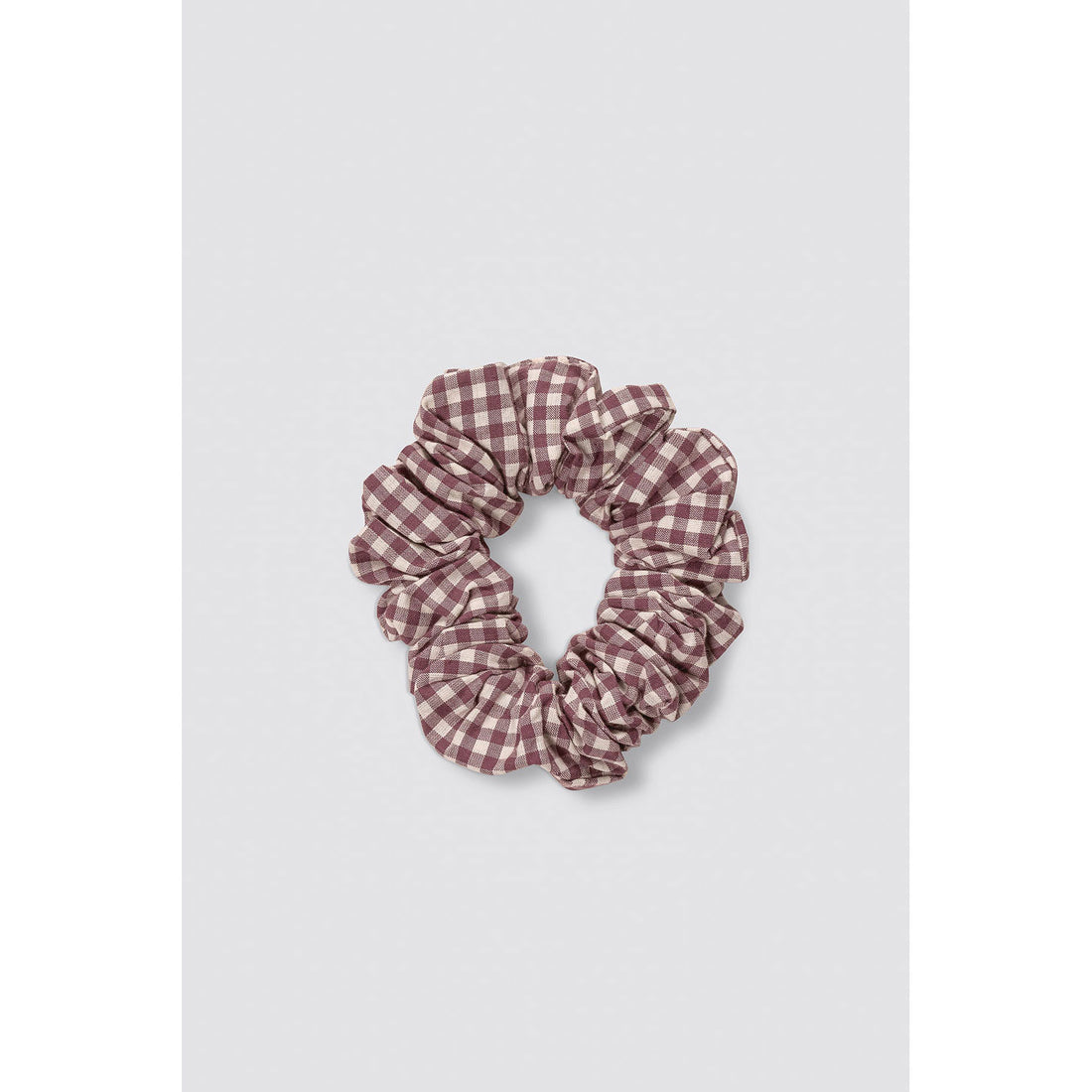 Little Cotton Clothes Sugarplum Check Scrunchie