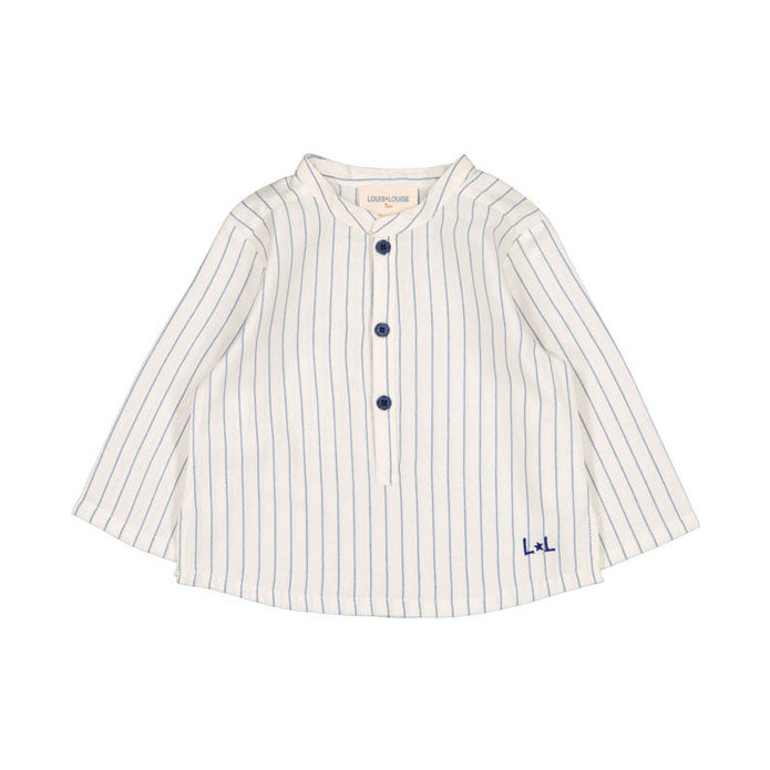 Louis Louise Off White Stripe Grand Pere Baby Shirt