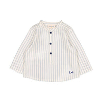 Louis Louise Off White Stripe Grand Pere Baby Shirt
