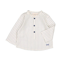 Louis Louise Off White Stripe Grand Pere Baby Shirt