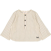 Louis Louise Cream Stripe Oncle Baby Shirt