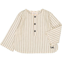 Louis Louise Cream Stripe Oncle Baby Shirt