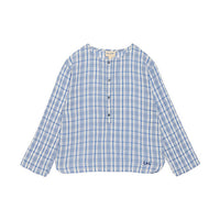 Louis Louise Blue Check Oncle Shirt