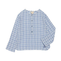 Louis Louise Blue Check Oncle Shirt