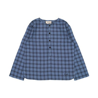 Louis Louise Blue Check Oncle Shirt