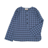 Louis Louise Blue Check Oncle Shirt