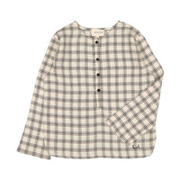 Louis Louise Cream Check Oncle Shirt