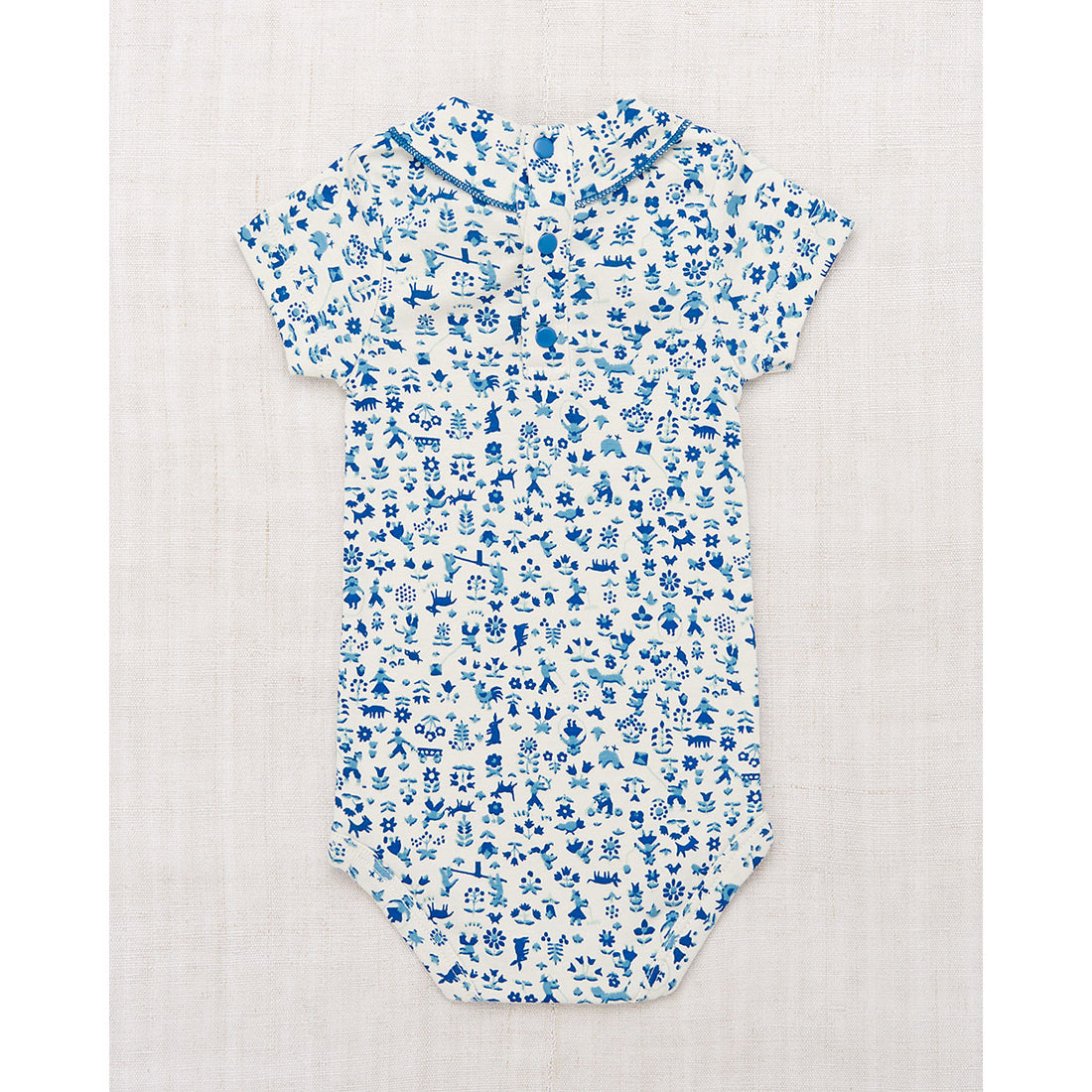 Misha and Puff Marzipan Country Walk Short Sleeve Scout Onesie
