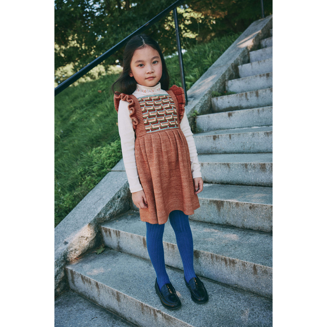 Misha and Puff String Millefleurs Turtleneck