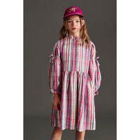 Mipounet Pink Printed Martina Dress