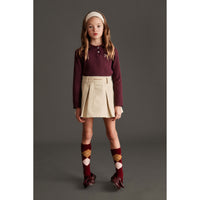 Mipounet Burgundy Enrica Flame Polo