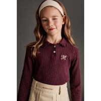 Mipounet Burgundy Enrica Flame Polo