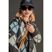 Mipounet Grey Knit Dina Cardigan