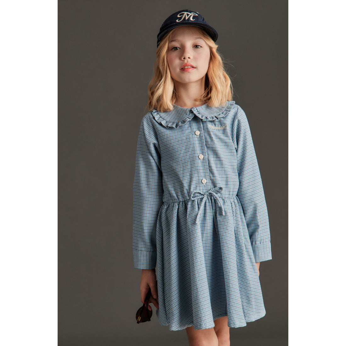 Mipounet Blue Vichy Florence Dress