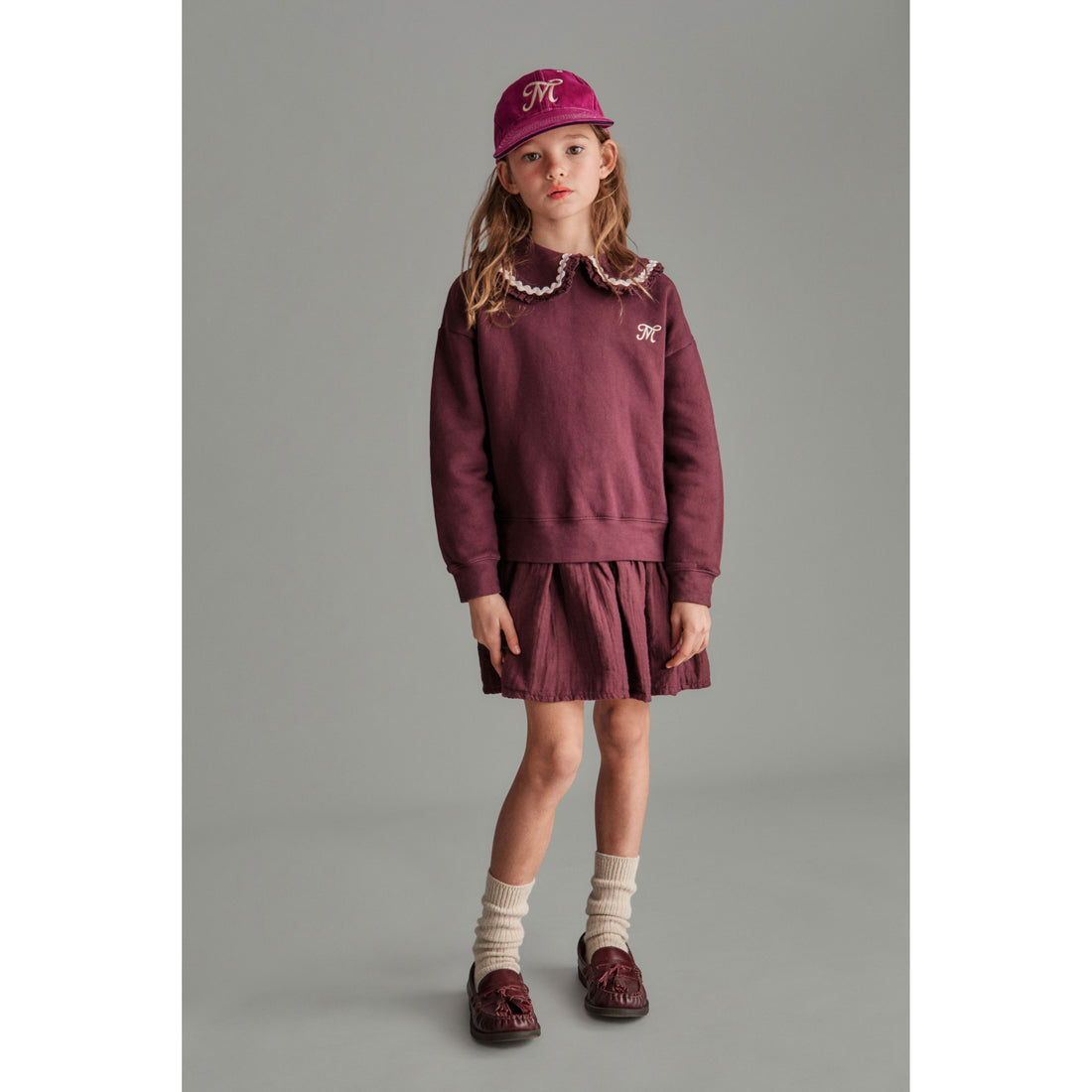 Mipounet Burgundy Luna Dress