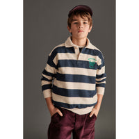 Mipounet Navy Polo Piero Sweatshirt