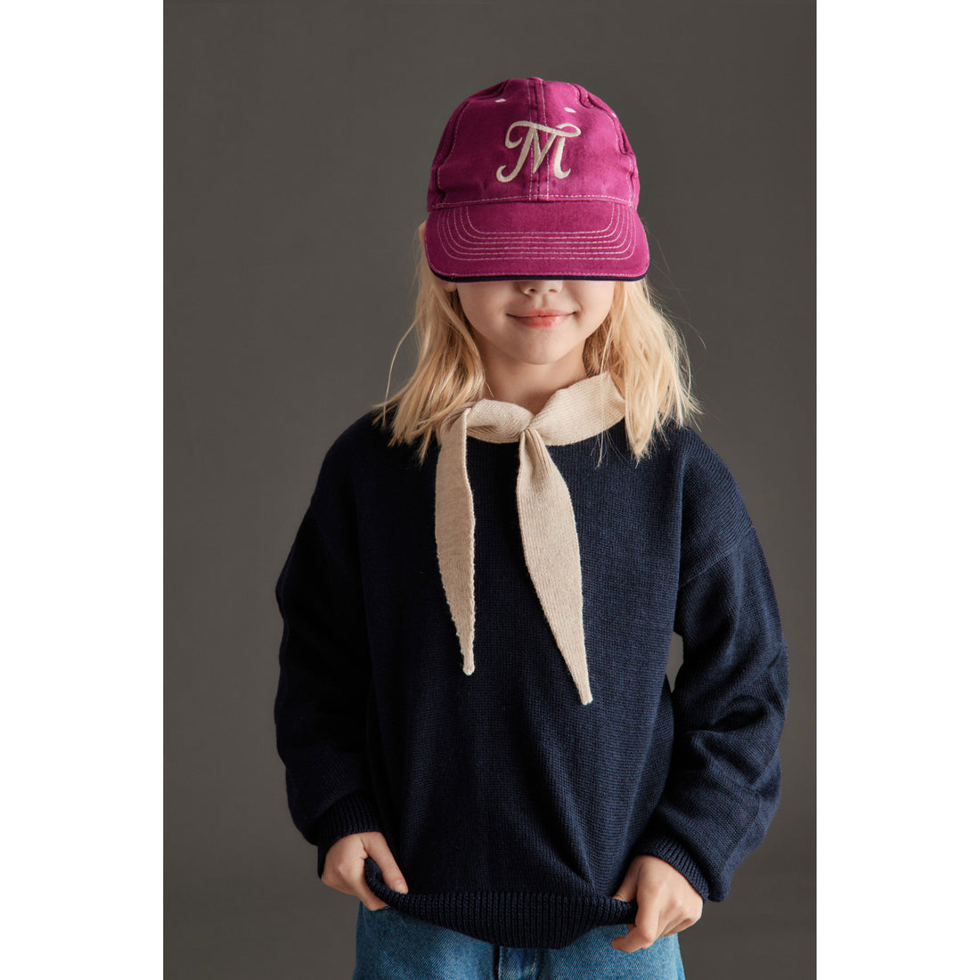 Mipounet Navy Knit Selena Sweater