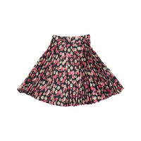 Christina Rohde Black/Pink Ditsy Floral Skirt