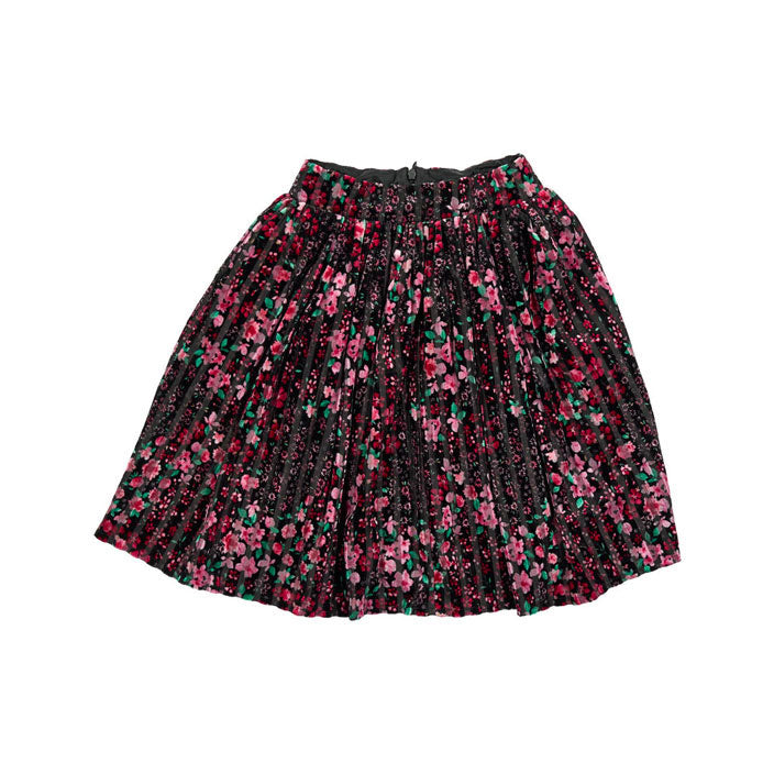 Olivia Rohde Black/Pink Floral Skirt