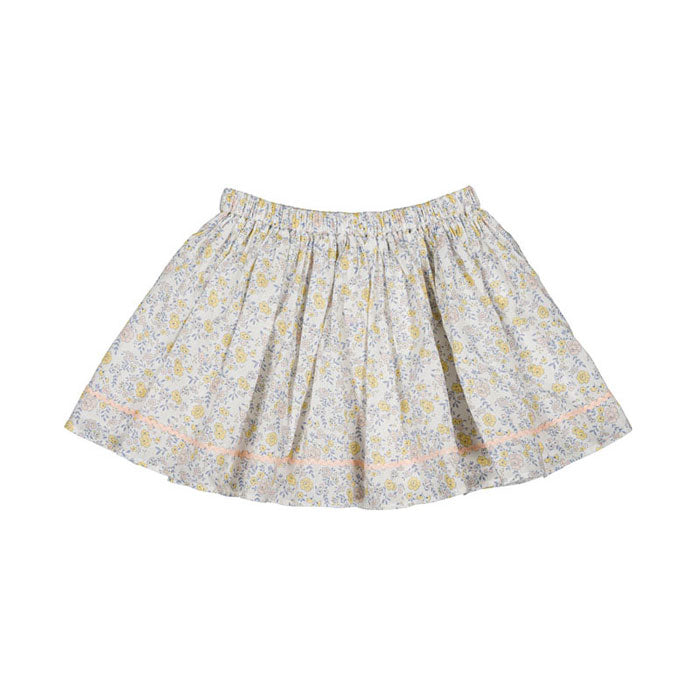 Louis Louise Off White Romantic Flower Opera Skirt