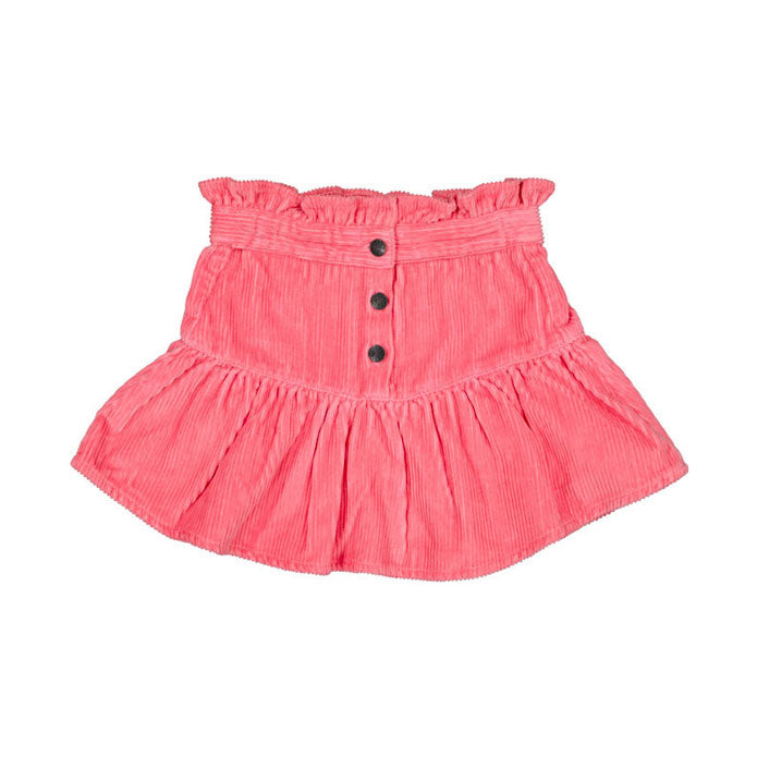 Louis Louise Bubble Gum Corduroy Pipeau Skirt