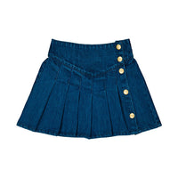 Louis Louise Dark Blue Denim Wallace Skirt