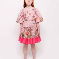 Christina Rohde Light Pink Floral Blouse