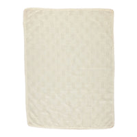 Bebe Organic Natural Squares Sky Blanket