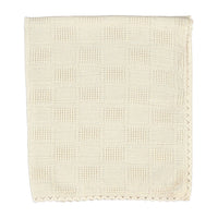 Bebe Organic Natural Squares Sky Blanket