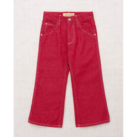Misha and Puff  Vintage Red Denim Slim Flared Jeans