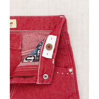 Misha and Puff  Vintage Red Denim Slim Flared Jeans