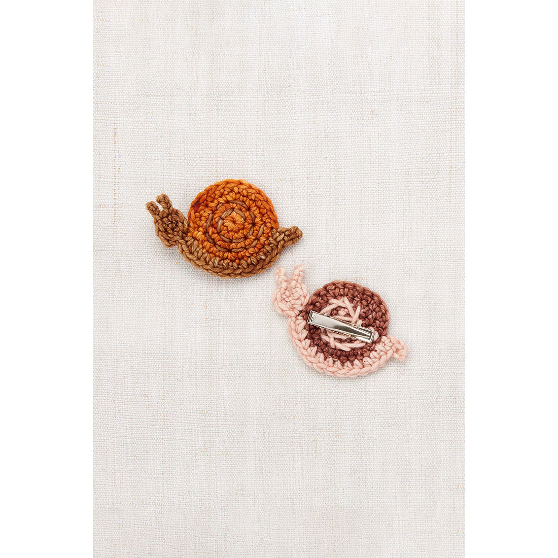 Misha and Puff Fox Snail Clip Set