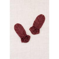 Misha and Puff  Madder Root Snowshoe Hare Mitten