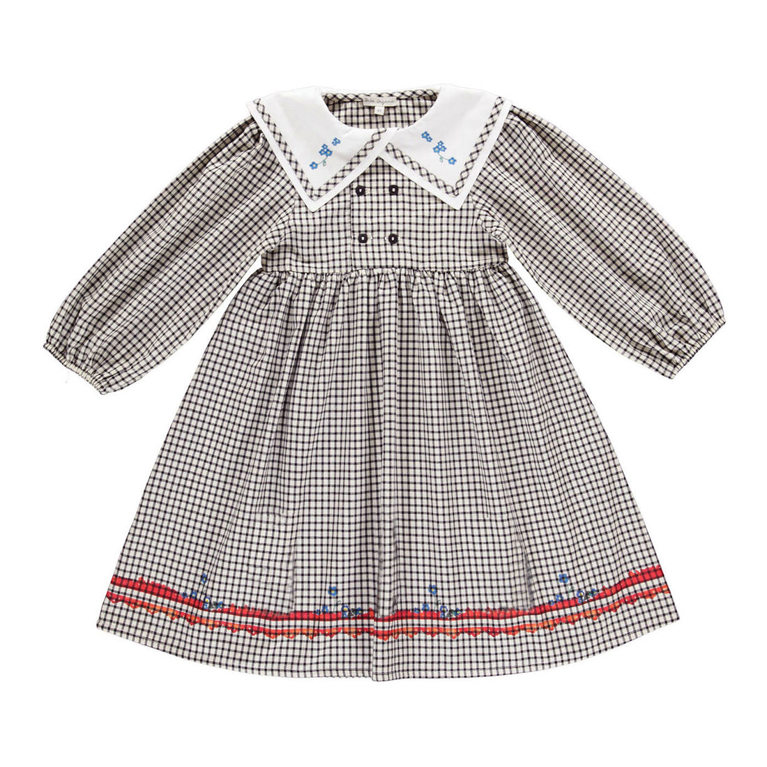 Bebe Organic Black Check Petra Special Dress